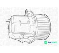 MAGNETI MARELLI INTERIOR BLOWER 069412704010 FOR CITROËN