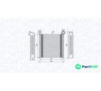 MAGNETI MARELLI 350218448000 Heater matrix