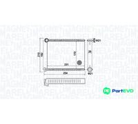 MAGNETI MARELLI INTERIOR HEATING HEAT EXCHANGER 350218473000 FOR CITROËN PEUGEOT