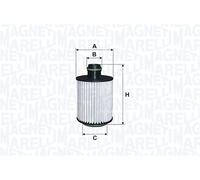 Magneti Marelli Oil Filter ALFA ROMEO GIULIA 2.2 D Oil Filter For ALFAROME/FIA