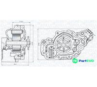 MAGNETI MARELLI OIL PUMP 351516000082 FOR FORD