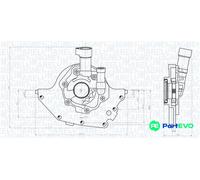MAGNETI MARELLI OIL PUMP 351516000097 FOR FORD