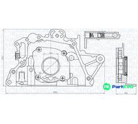 MAGNETI MARELLI OIL PUMP 351516000150 FOR HYUNDAI KIA