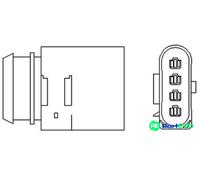MAGNETI MARELLI OXYGEN SENSOR 466016355001 FOR AUDI SEAT SKODA VW
