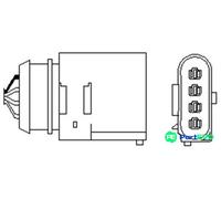 MAGNETI MARELLI OXYGEN SENSOR 466016355061 FOR SEAT SKODA VW