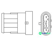 MAGNETI MARELLI OXYGEN SENSOR 466016355067 FOR ALFA ROMEO FIAT ABARTH