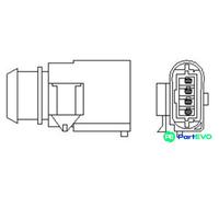 MAGNETI MARELLI OXYGEN SENSOR 466016355077 FOR SEAT SKODA VW