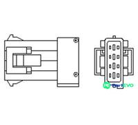 MAGNETI MARELLI OXYGEN SENSOR 466016355096 FOR CITROËN FIAT PEUGEOT