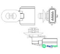 MAGNETI MARELLI OXYGEN SENSOR 466016355110 FOR RENAULT