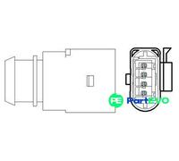 MAGNETI MARELLI OXYGEN SENSOR 466016355180 FOR SEAT SKODA VW