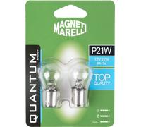 MAGNETI MARELLI QUANTUM ENERGY BA15s P21W 12V 21W Pair Auto Bulbs Halogen
