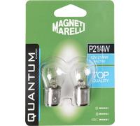 MAGNETI MARELLI QUANTUM ENERGY BAZ15d P21/4W Pair 12V Halogen Auto Bulbs