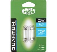 MAGNETI MARELLI QUANTUM ENERGY C5W Auto Bulb Pair 12V 5W SV8 Halogen