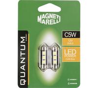 MAGNETI MARELLI QUANTUM ENERGY C5W LED Auto Bulb Pair 3SMD 12V SV8 70231 CANBUS