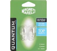 MAGNETI MARELLI QUANTUM ENERGY W16W Pair Auto Bulb 12V 16W W2 Halogen