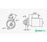 MAGNETI MARELLI STARTER 063523627010 FOR ALFA ROMEO FIAT