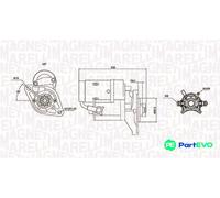 MAGNETI MARELLI STARTER 063721089010 FOR TOYOTA