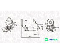 MAGNETI MARELLI STARTER 063721154010 FOR TOYOTA