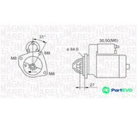 MAGNETI MARELLI STARTER 063721203010 FOR IVECO