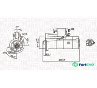 MAGNETI MARELLI STARTER 063721221010 FOR MITSUBISHI
