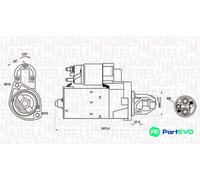 MAGNETI MARELLI STARTER 063721249010 FOR MERCEDES-BENZ