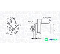 MAGNETI MARELLI STARTER 063721264010 FOR ALFA ROMEO FIAT LANCIA OPEL SAAB