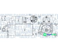 MAGNETI MARELLI STARTER 063721271010 FOR VOLVO