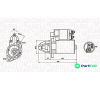 MAGNETI MARELLI STARTER 063721283010 FOR MERCEDES-BENZ