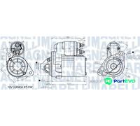 MAGNETI MARELLI STARTER 063721307010 FOR NISSAN