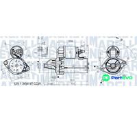 MAGNETI MARELLI STARTER 063721346010 FOR FIAT OPEL