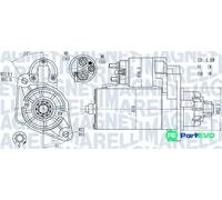 MAGNETI MARELLI STARTER 063721378010 FOR VW