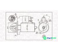 MAGNETI MARELLI STARTER 063721410010 FOR MERCEDES-BENZ