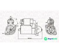 MAGNETI MARELLI STARTER 063721412010 FOR BMW