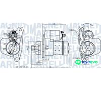 MAGNETI MARELLI STARTER 063721418010 FOR NISSAN RENAULT