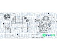 MAGNETI MARELLI STARTER 063721442010 FOR DACIA