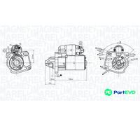 MAGNETI MARELLI STARTER 063726281010 FOR CITROËN PEUGEOT