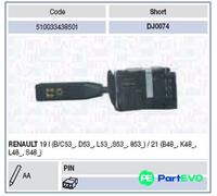 MAGNETI MARELLI STEERING COLUMN SWITCH 510033438501 FOR RENAULT