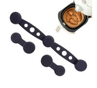 Magneti per friggitrice ad aria per carta da | con fibbia magnetica in silicone | Supporto per carta da di ricambio | Previene la bruciatura del cibo nel cestello del forno