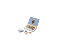 Magnéti'Book Occupations Educational Game-48 Magnets + 16 Model Cards-Children's FSC Cardboard Toy-3 Years +, J02597, Multicolor