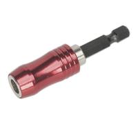 Magnetic 1/4" Hex Drive Bit Holder - Pull Back Quick Release - Male to Female