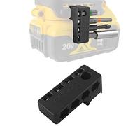 Magnetic 1/4-Inch Hex Bit Holders Fit for Dewalt Wrox Cordless Impacts Screwdrivers,Powerful Magnet Drill Bit Holster Sleeve Organizer, Hex Screw Bit Storage on side of Power Drill,Right Side