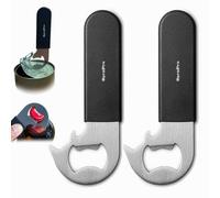 Magnetic 2-IN-1 Ring-Pull Can Opener, Beer Bottle Opener, Easy Open Any Pull Tab Cans for Seniors, Soda, Pet Food, Cat Cans, Beer, Gadgets for People with Arthritis, kitchen gadgets, 2-Pack