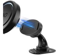 Magnetic 360° Rotation Car Mount for OOONO CO-Driver NO2 Speed Camera Warner, OOONO 2 Holder Car with Built-in Magnets Exact Fit for OONOO NO2, Black