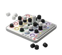 Magnetic 3D Four In A Row Game - Smart Connect Board Game for Family Gatherings and Travel - 3 Difficulty Levels, Man-Machine Battle - Fun Toy for All Ages