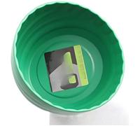 Magnetic 6 Inch Bowl Base for Auto Repair Parts Storage Tool with Double Sided Adsorption Design Providing Wide Opening for Easy Access and Handling of Small Hardware (Green)