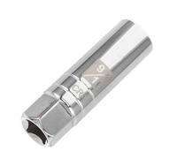 Magnetic 9/16 Inch Spark Plug Socket, 3/8 Drive 6 Point Tool | Thin Wall Chrome Vanadium Steel Construction, Secure Retention, for Mechanics and DIYers Servicing Most Car Engines