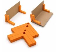 Magnetic 90-Degree Right Angle Clamps - Precision Tools for Miniature Building, Model Railroading, Dioramas & Hobbyists