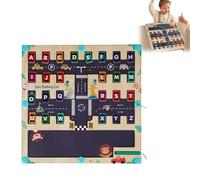 Magnetic ABC Parking Board, Montessori Educational Magnetic Alphabet Maze Letter Puzzle Board, Fine Motor Skills Development and Sensory Play for Kids 3-5, Christmas Birthday Gifts (1pc)