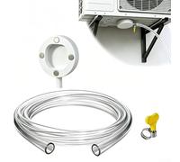 Magnetic AC Drainage Kit Featuring Transparent Flexible PVC Hose And Secure Stainless Steel Fixture, For Window-Type Air Conditioners(12inch)