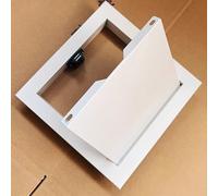 Magnetic Access Panel 40x40 cm Metal Inspection Door for Drywall & Ceiling EasyOpen Hatch White for Plumbing & Quick Installations